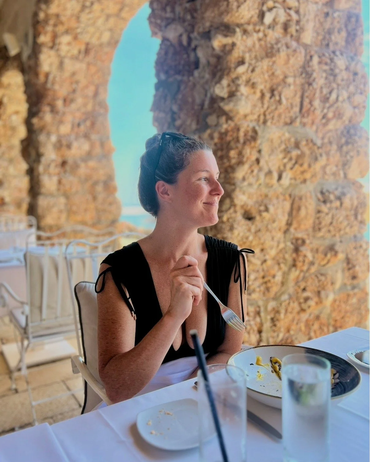 It&rsquo;s never just about the destination.

It&rsquo;s about that moment when everything slows down&hellip;

You&rsquo;re sitting outside with a glass of wine,
watching the waves crash onto a coastline you&rsquo;ve only ever seen in photos,
and thi