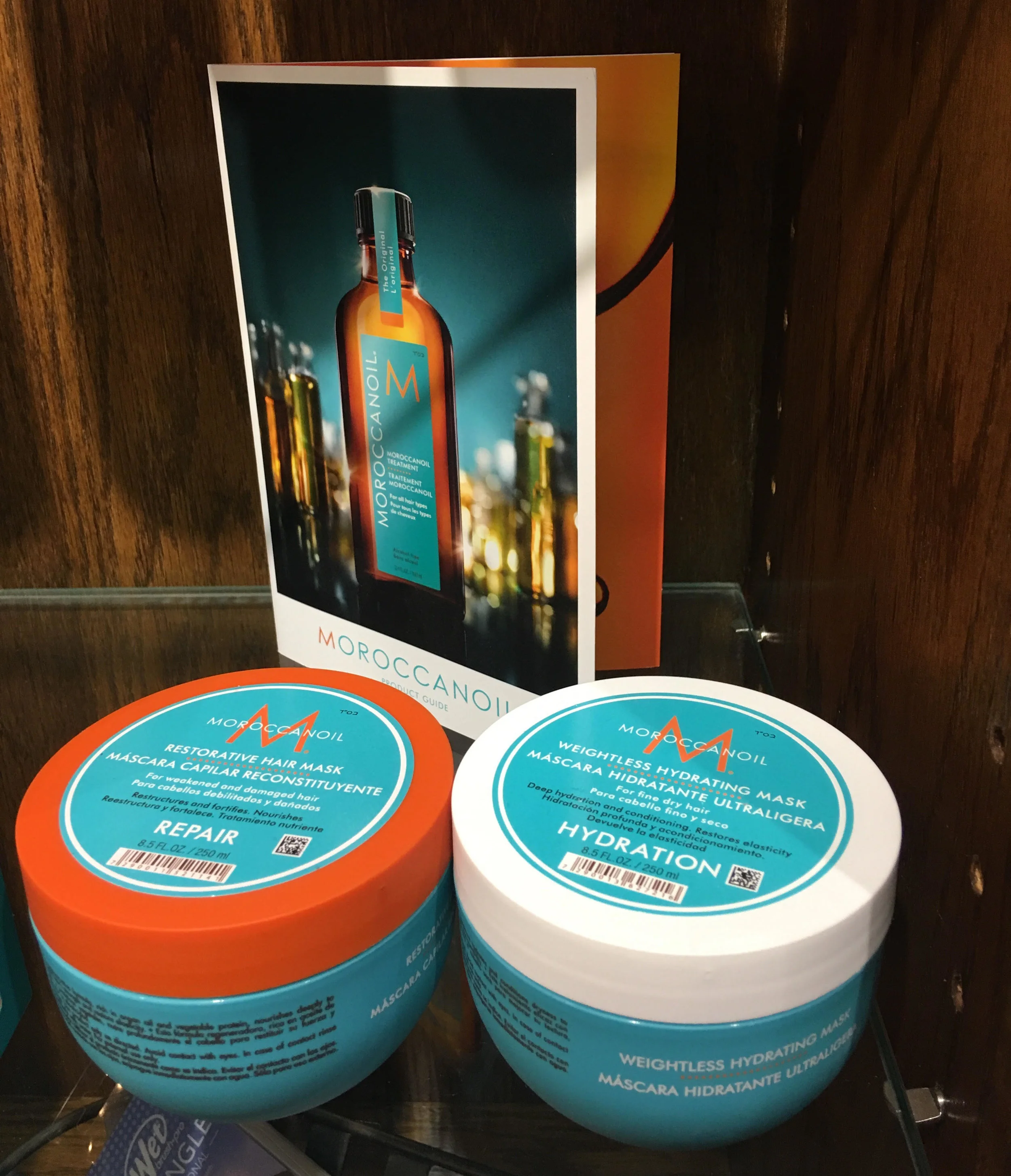 Visit Taliesin Salon Spa at the Ranch for a full Moroccan Oil hair care line to get your hair feeling great today!