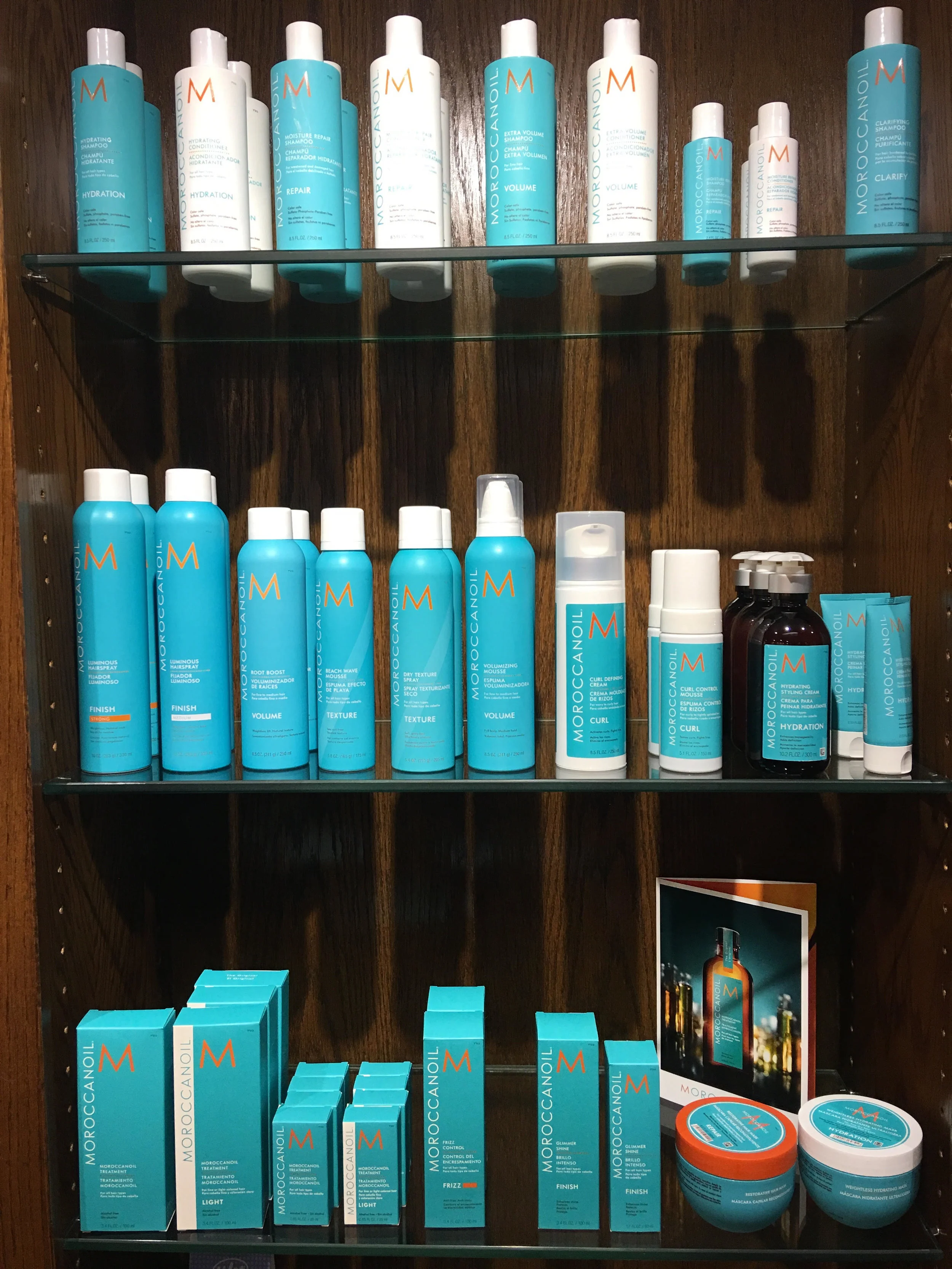 Taliesin Salon Spa at the Ranch (303-465-6363) has an amazing Moroccan Oil hair care line! 