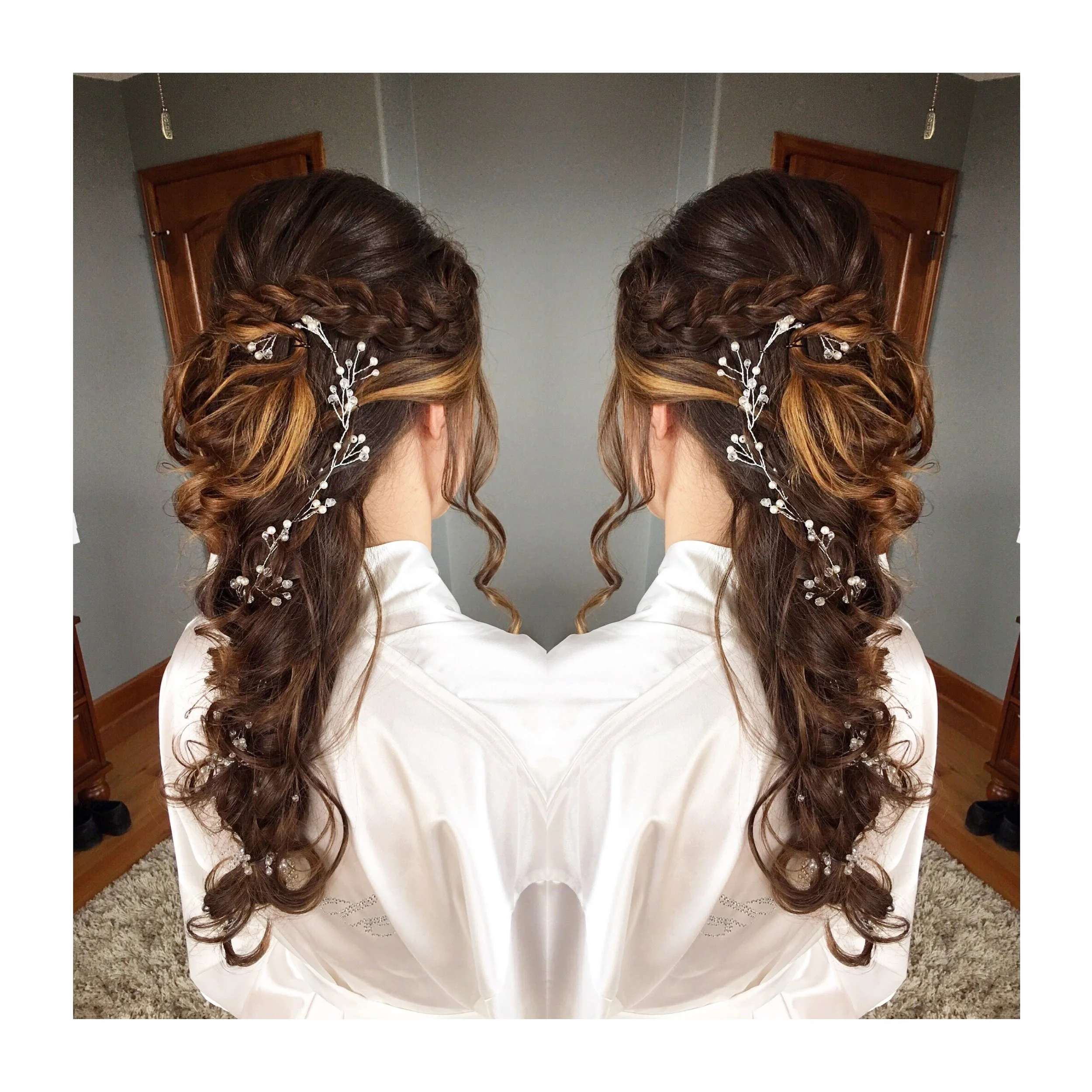 Trial vs. Wedding Day | Denver Wedding Hairstylist | Braiding Specialist and Updo Artist