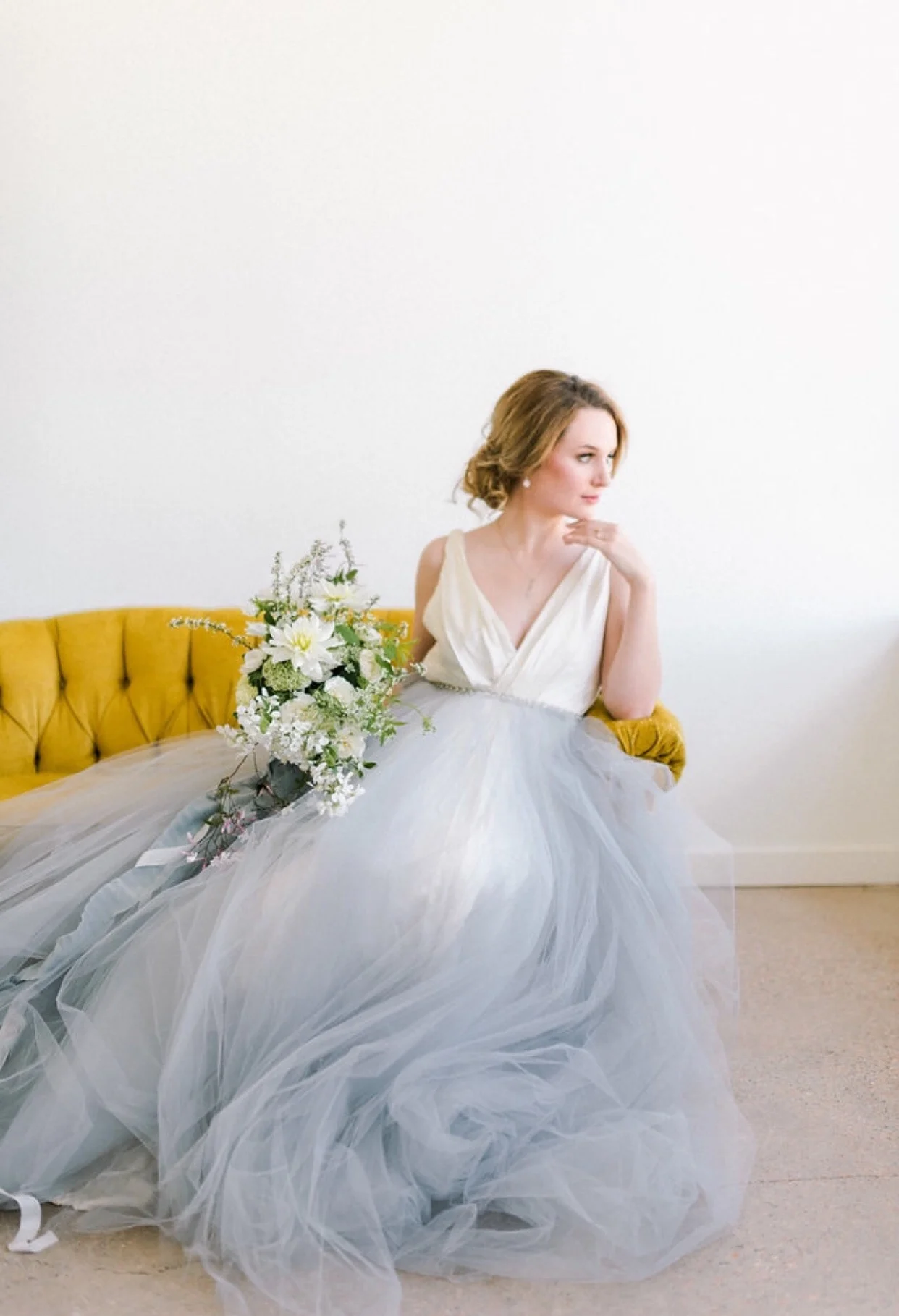 Dusty Blue Shoot | Denver Wedding Hairstylist | Denver Updo Artist and Braiding Specialist