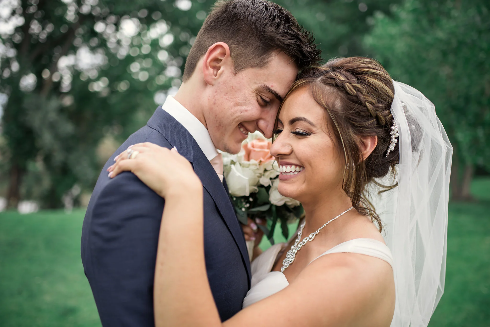 Paola's Wedding | Denver Wedding Hairstylist | Baldoria on the Water