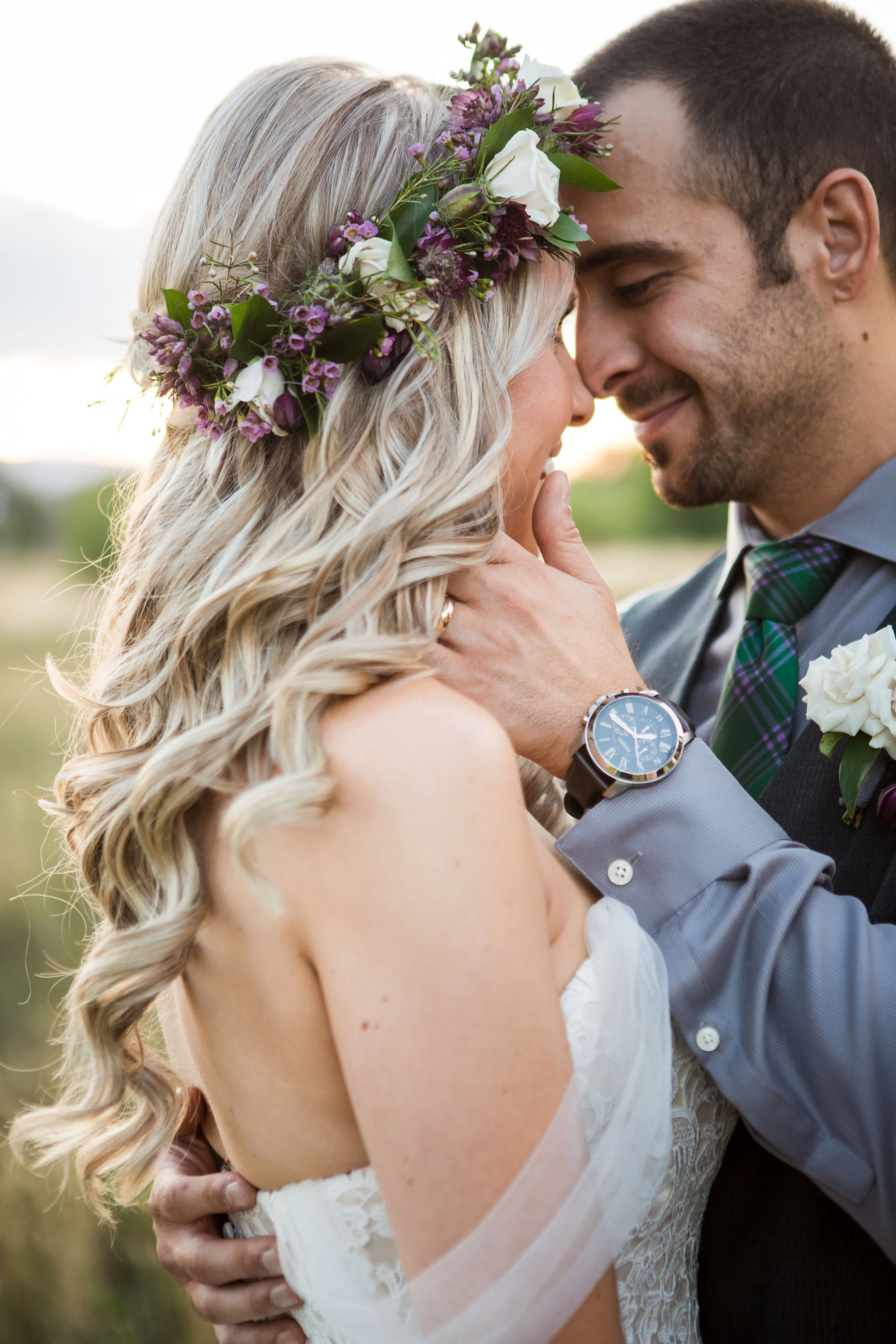 Denver Wedding Hairstylist | Caitlin's Wedding | Church Ranch Event Center