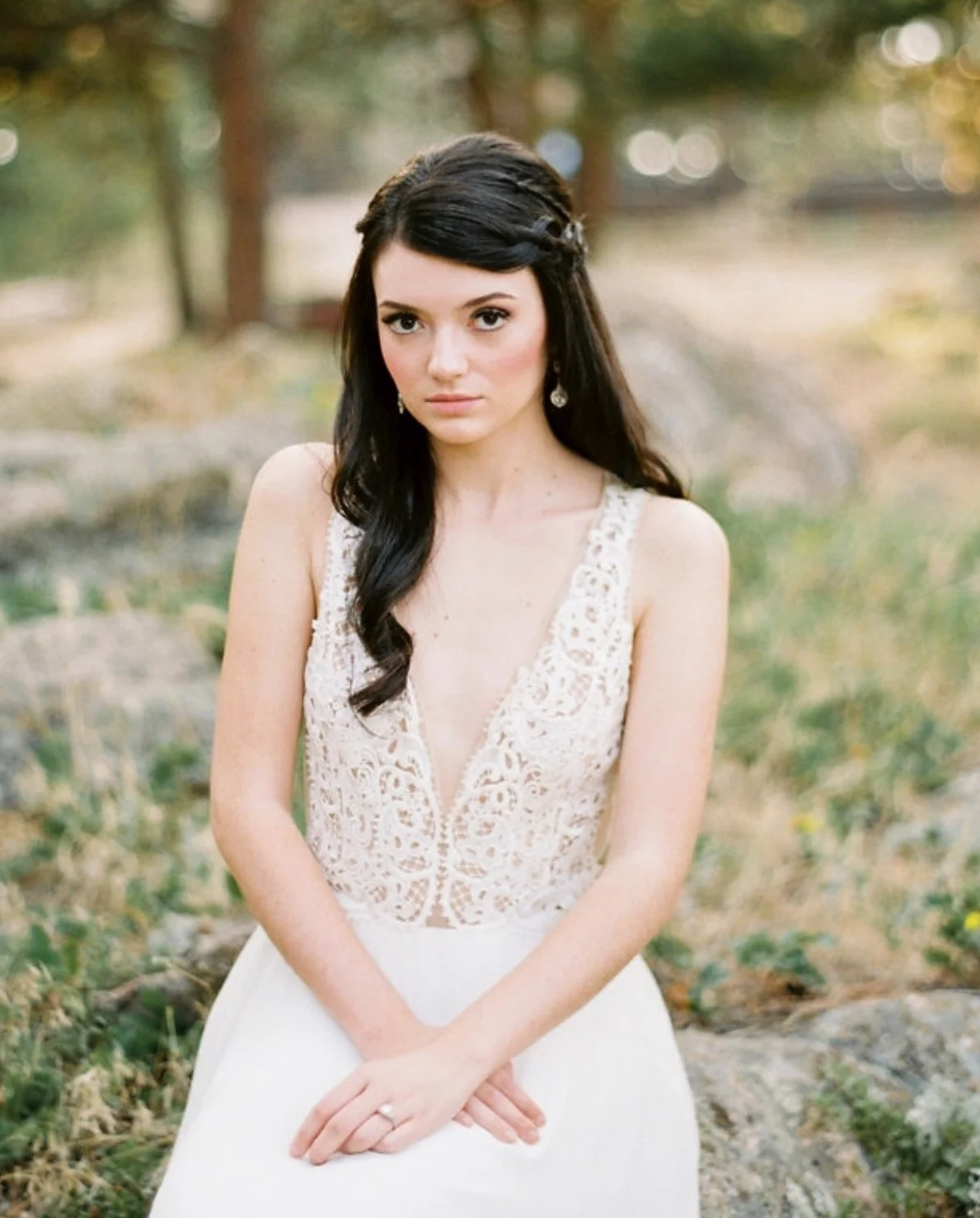 Denver Wedding Hairstylist | Bridal Shoot | Specialty Braids