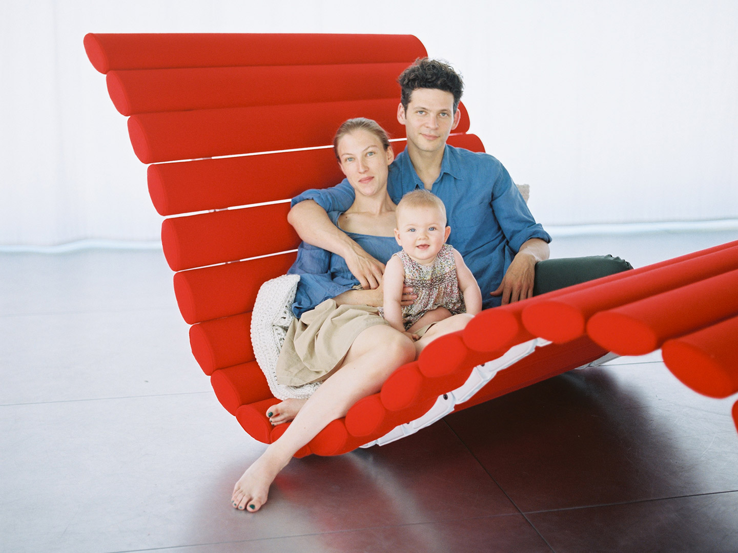Benjamin, Alice, and their first child Irène