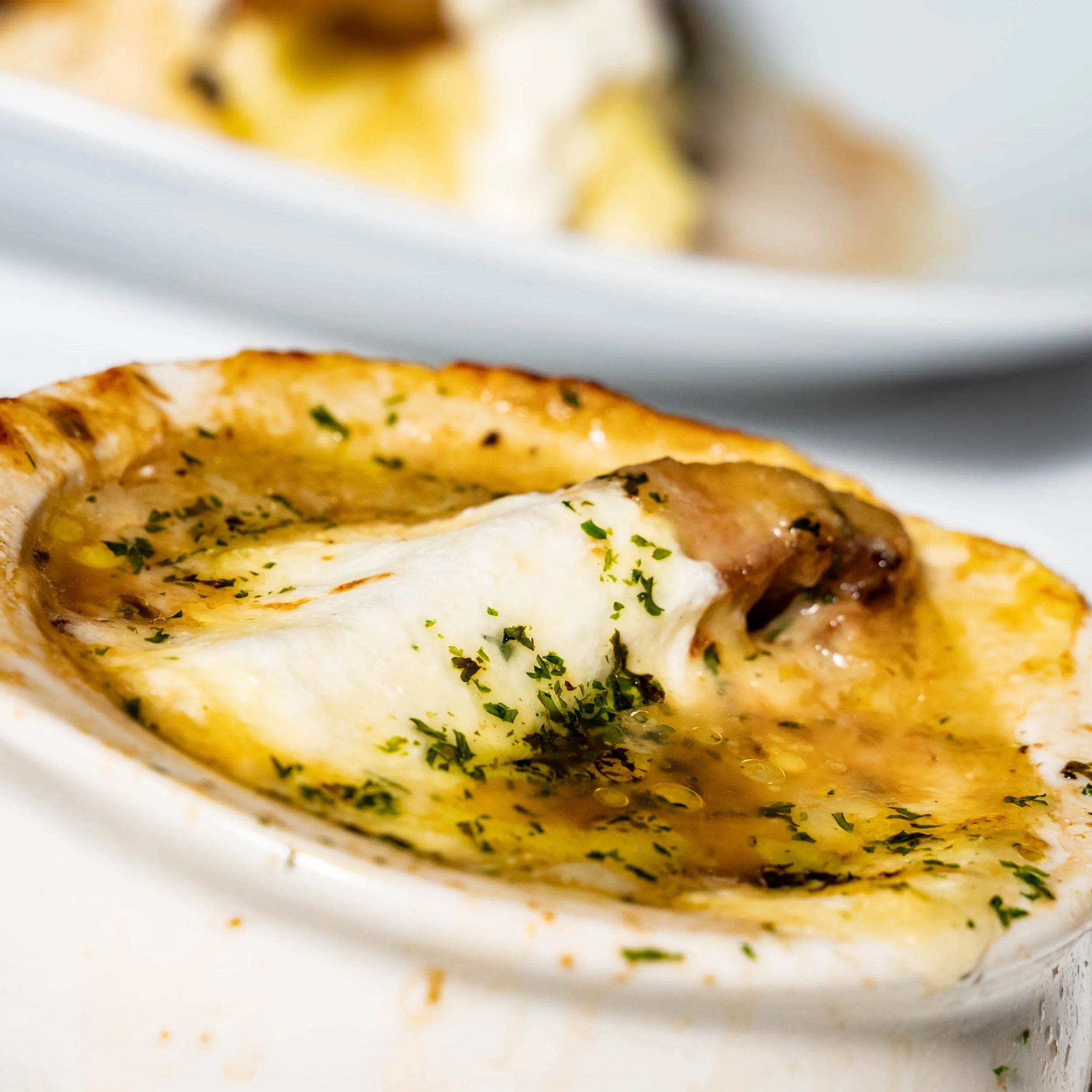 A photo of our French Onion Soup