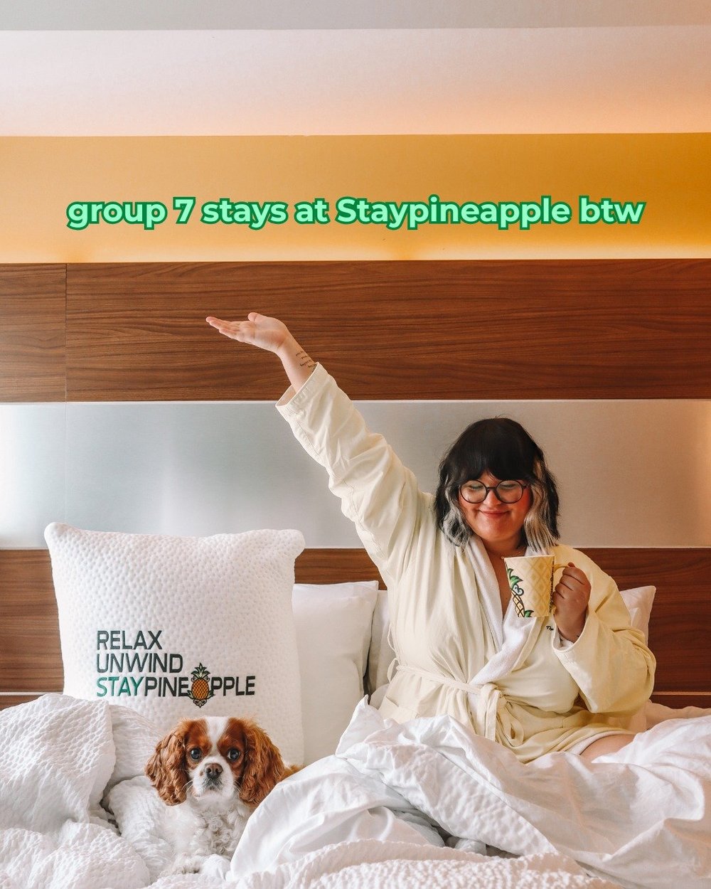group 7 just knows that Staypineapple is the best place to stay✨