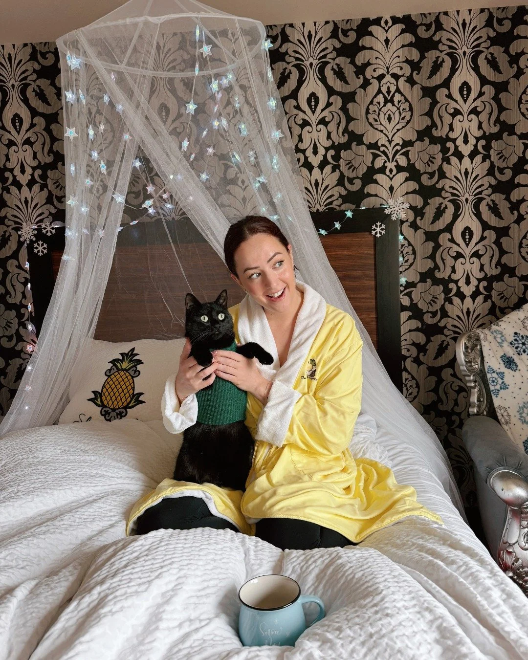 The purr-fect winter escape ❄️✨ @brittmariebarrett and her cozy companion are making the most of our Winter Wonderland Retreat!

Only available through January 17th - call our reservations team or ask our Everything People about snagging this limited