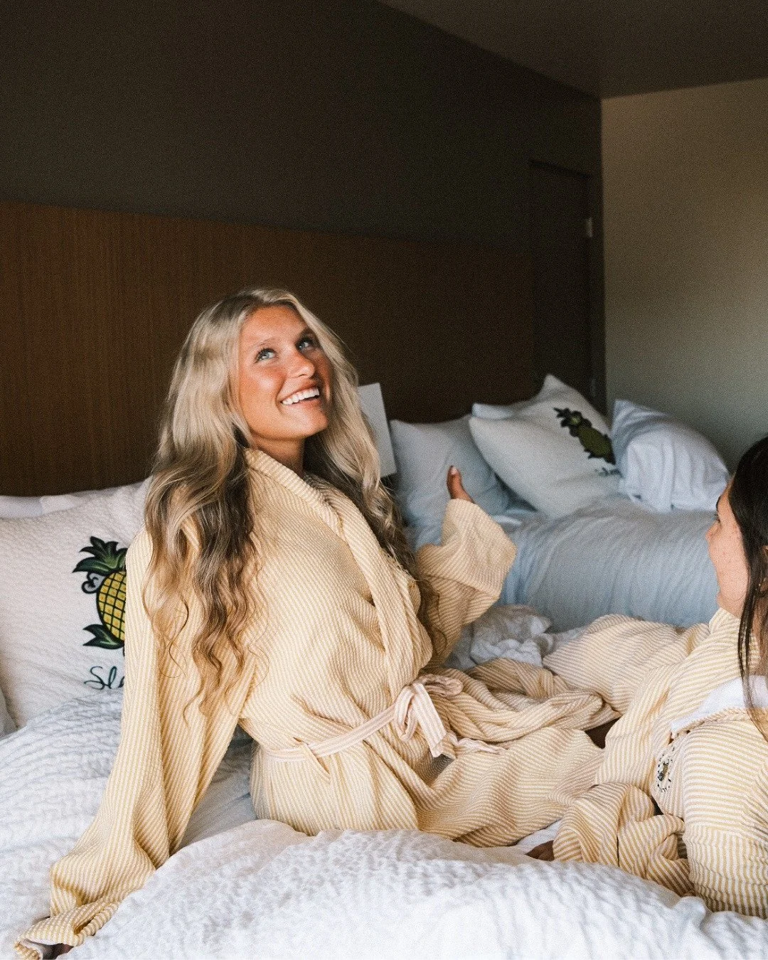 Girls trip checklist: 

✅ matching robes
✅ pineapple pillows
✅ absolutely nothing on the agenda