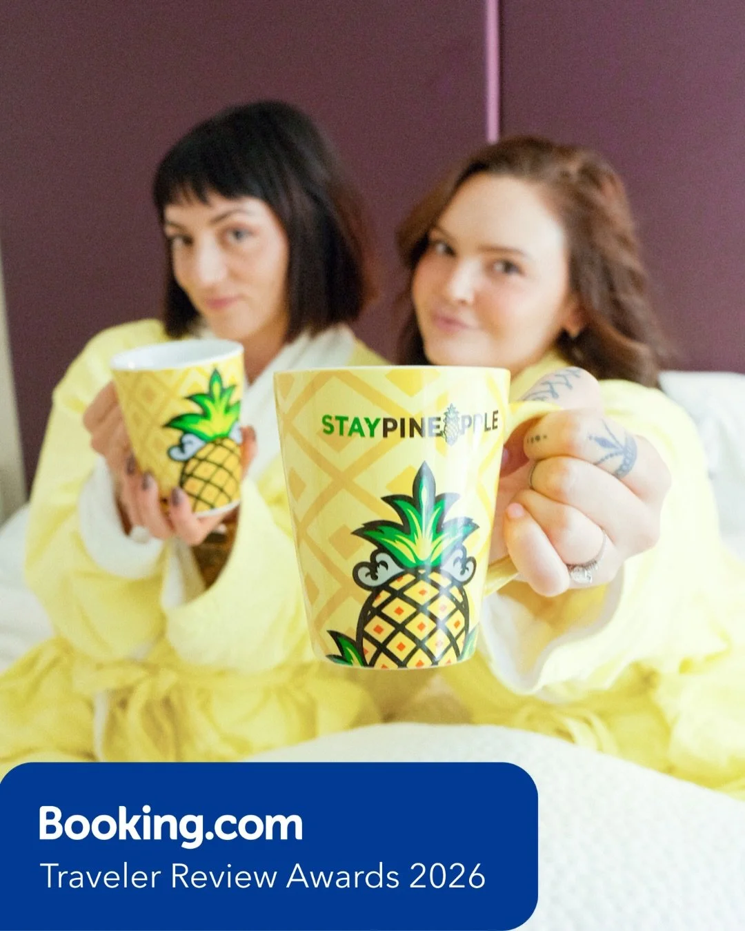 Big news, and we&rsquo;re giving all the credit to YOU: All 10 Staypineapple hotels just received a 2026 Booking.com Traveler Review Award!⭐🏆

To every single person who stayed with us and took the time to share their experience: THANK YOU. You made