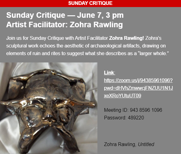 Sunday Critique: Lead by Zohra Rawling