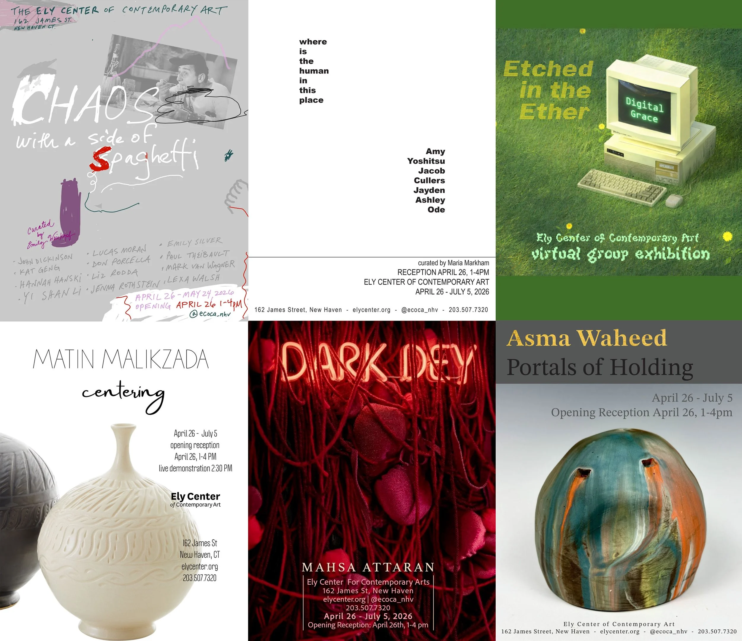 Opening Reception April 26, 1-4pm