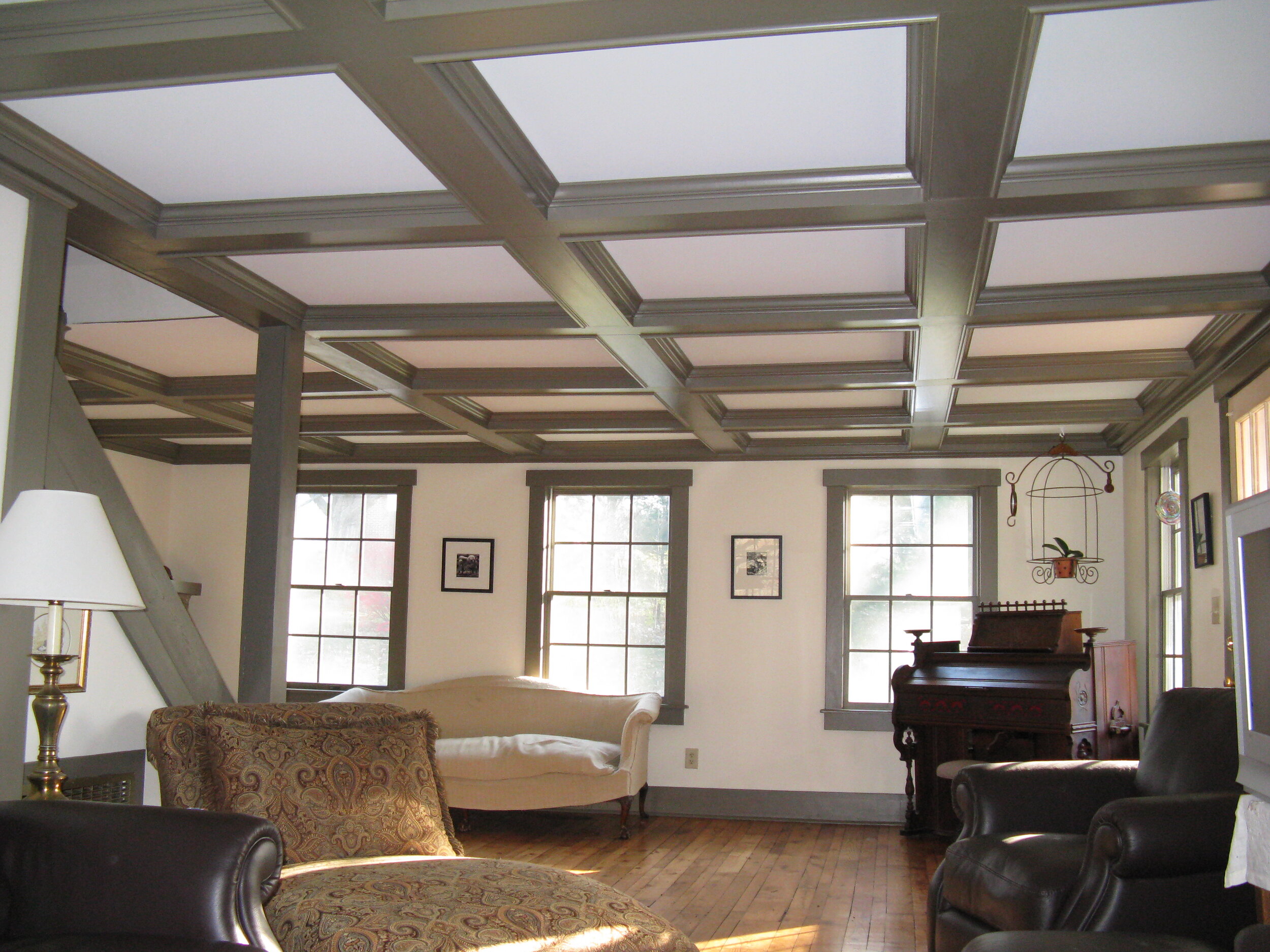 Painted Coffered Ceiling Funk Little