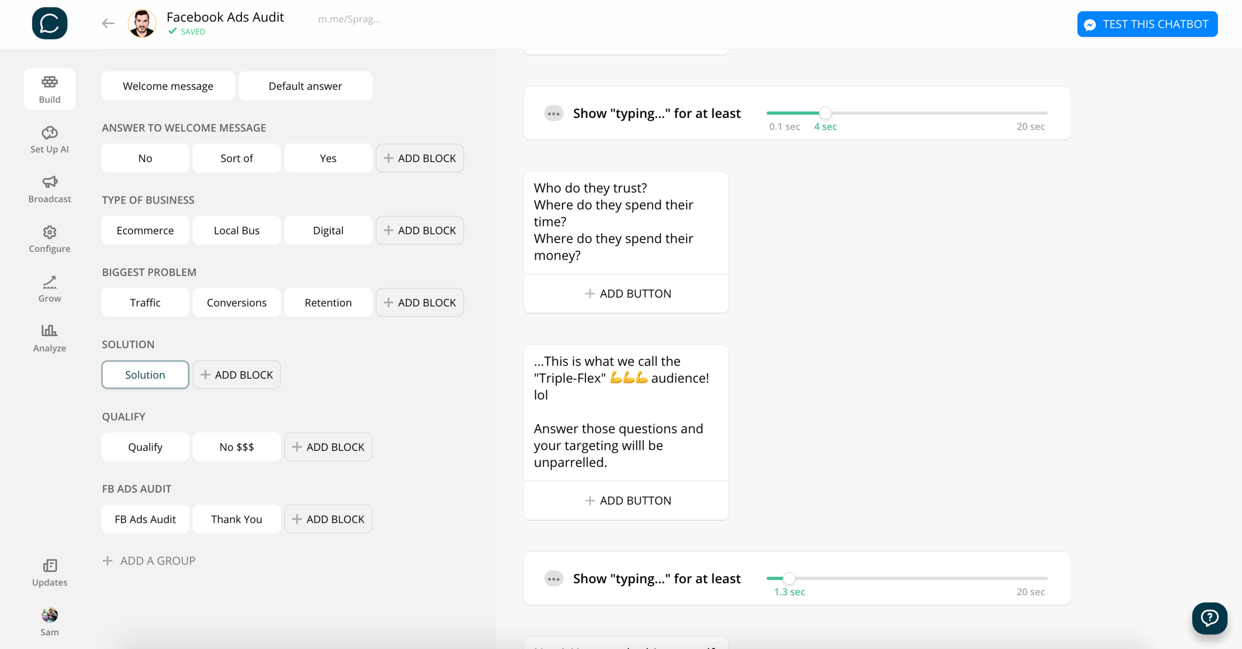 chatfuel chatbot builder sequences.png