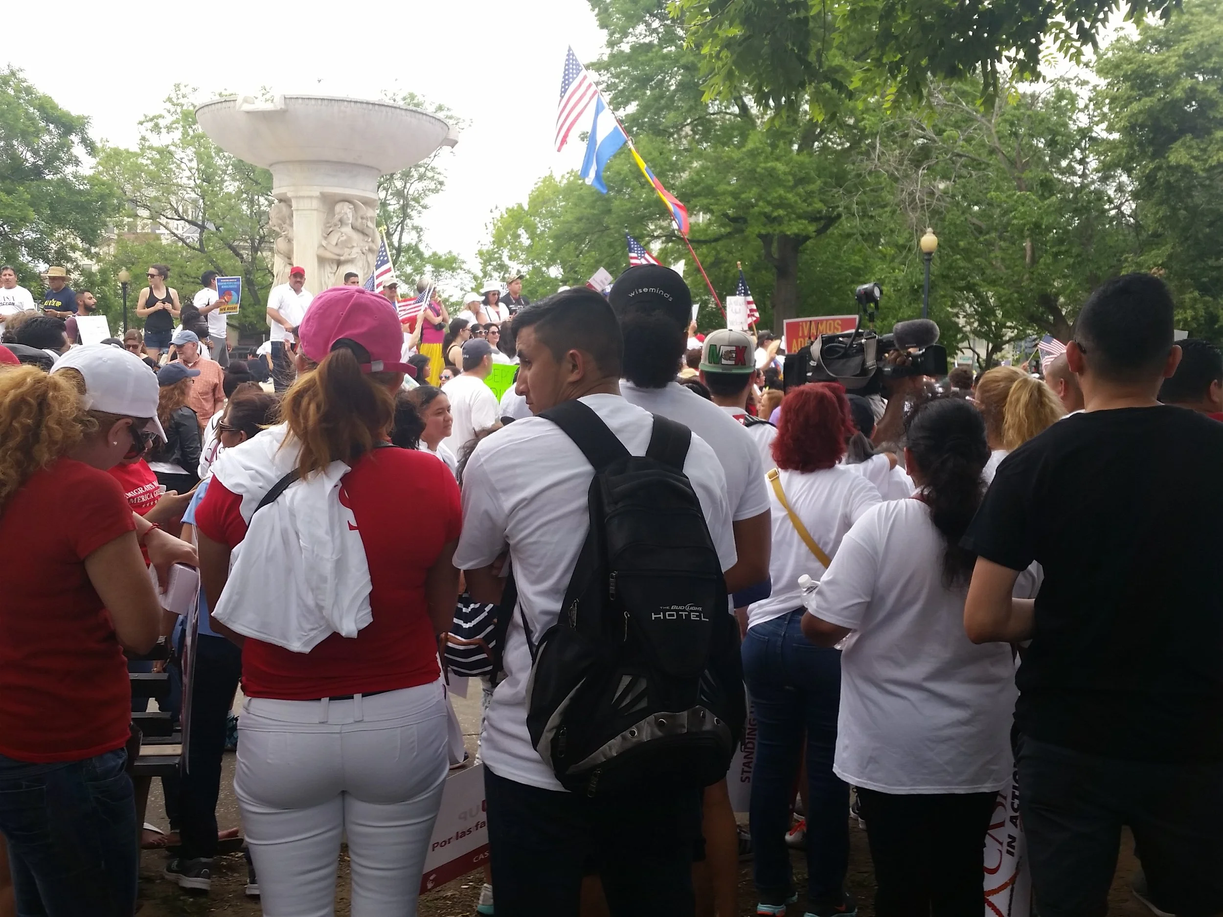 "Day Without Immigrants" Protest, Washington, D.C., 1 May 2017. Photo credit: Sanjida Rangwala