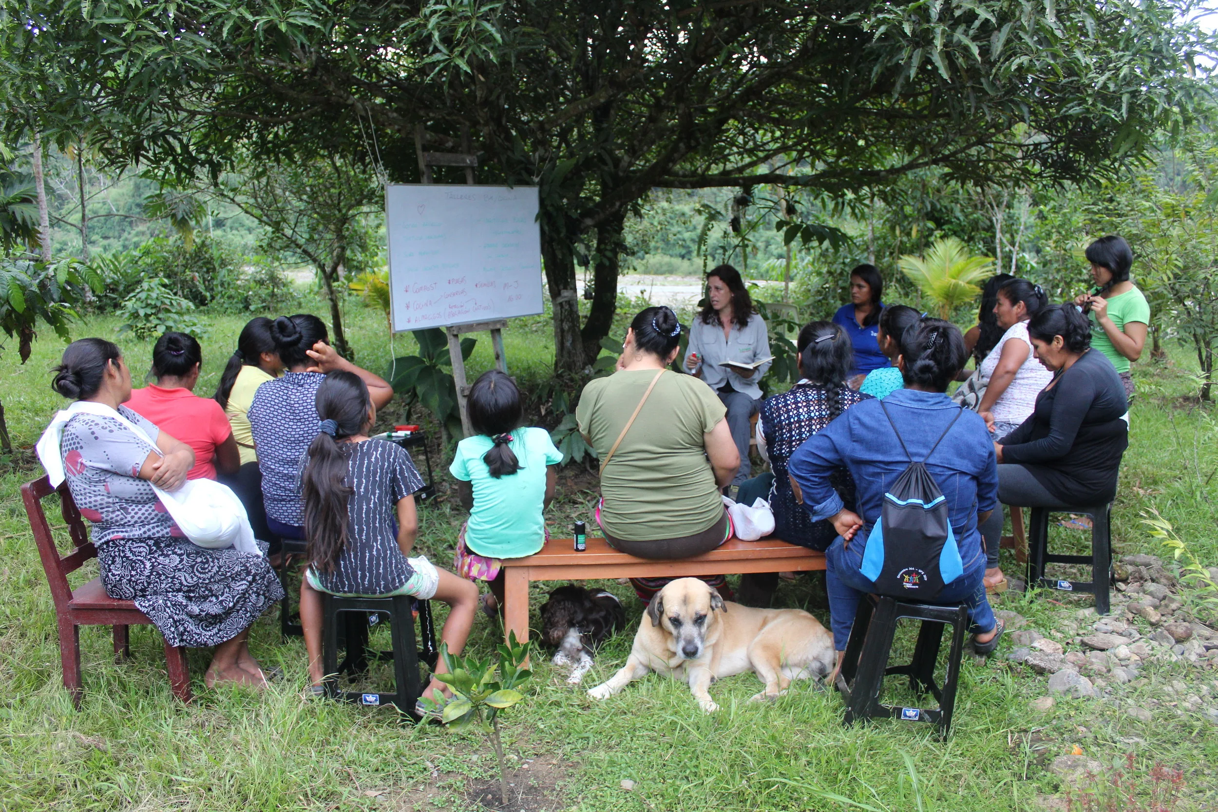 A bio-garden workshop. Photo credit: Kristi Foster.
