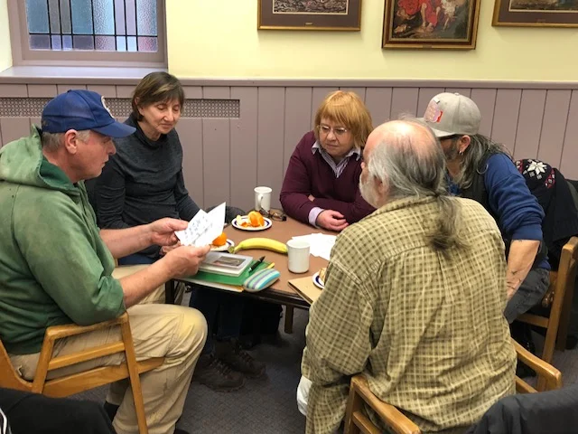 Pete, Susan, Nancy, Bruce and Kym at a Declaration workshop, January 2019