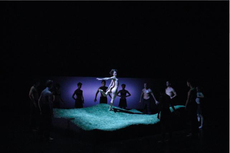 Photo credit: Richard Termine, Scene from the Ballet Preljocaj production "Rite of Spring" during BAM Next Wave Festival, 2002