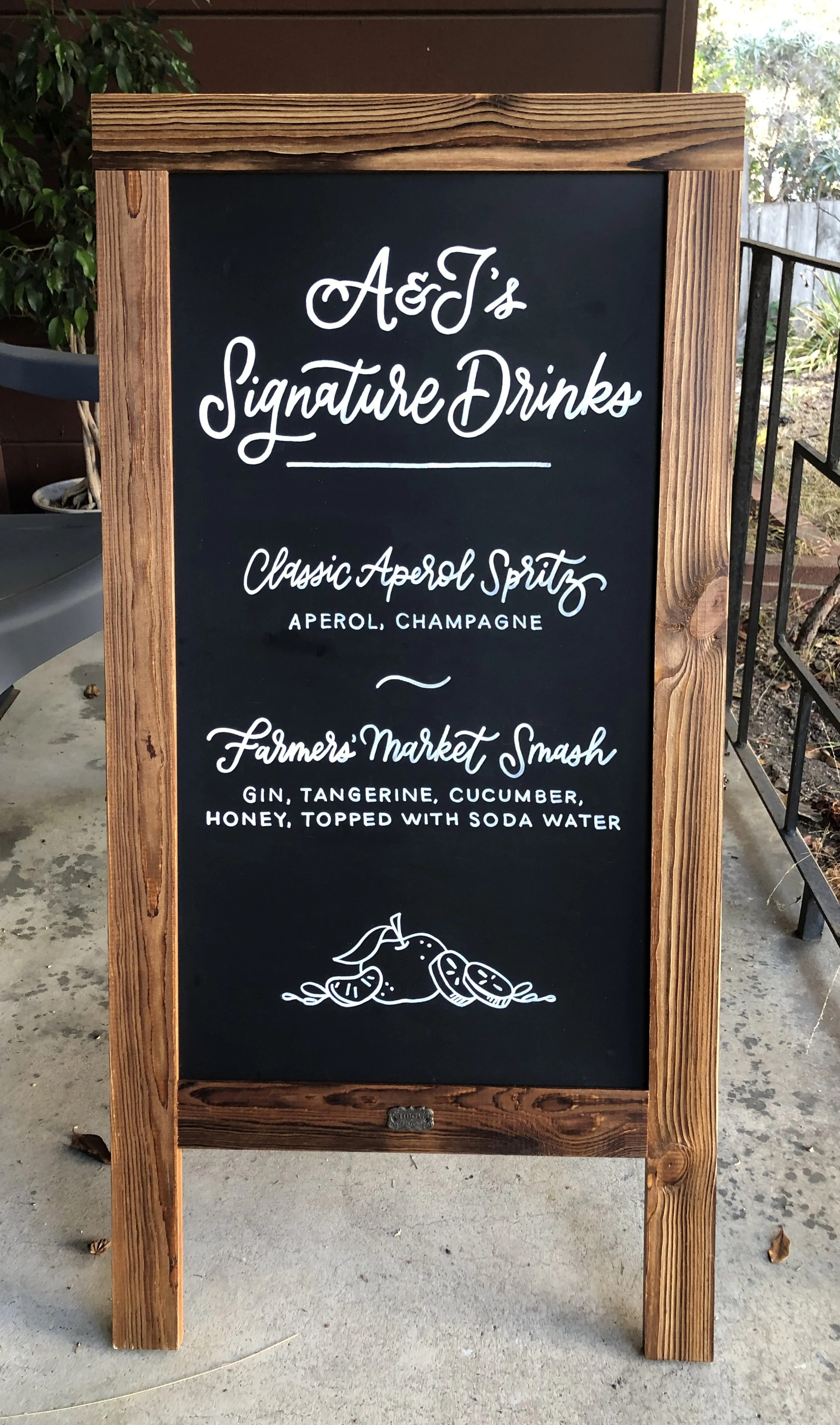 Wedding A-frame