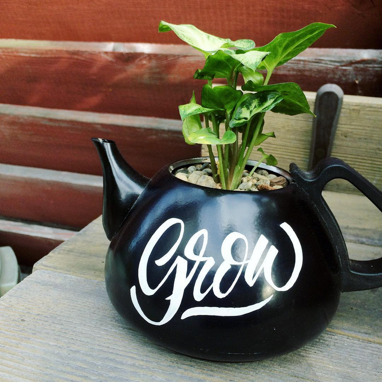 Hand-painted Planter