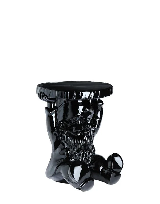 ATTILA GOLD / BLACK KARTELL END TABLE