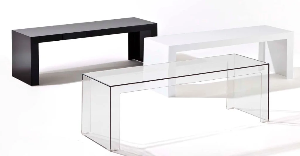INVISIBLE (H12.3") KARTELL COFFEE TABLE