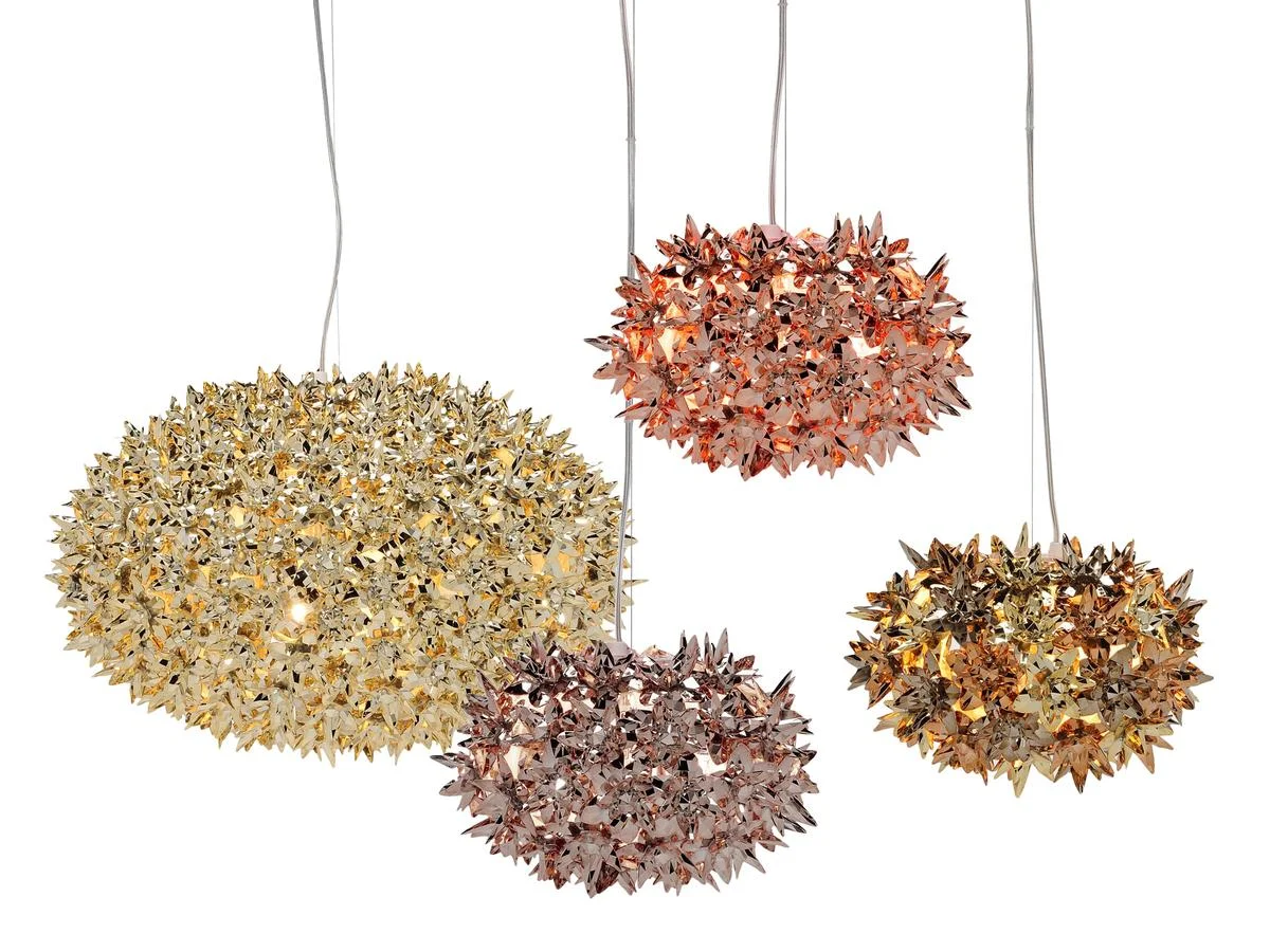 Kartell Bloom S1 LED hanglamp G9, brons