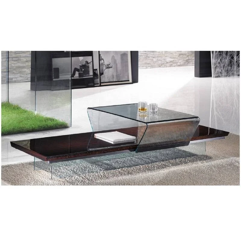 SLIDE 40 GLASS COFFEE TABLE