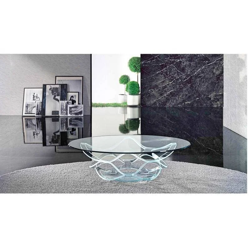 NEOLITICO 40 VETRO GLASS COFFEE TABLE