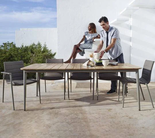 CORE OUTDOOR DINING ARMCHAIR, STACKABLE