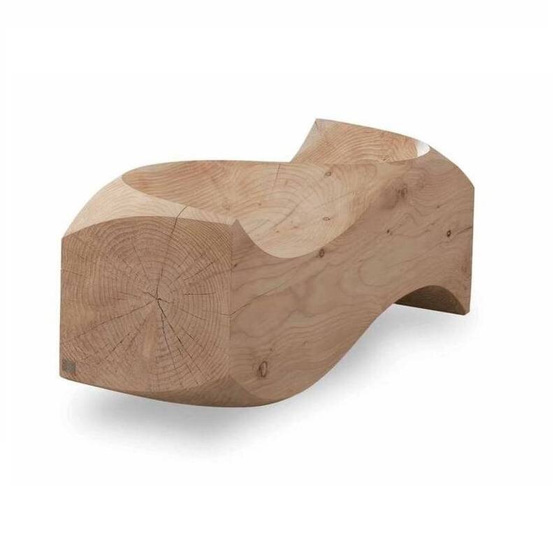 LOVE SEAT WOOD BENCH