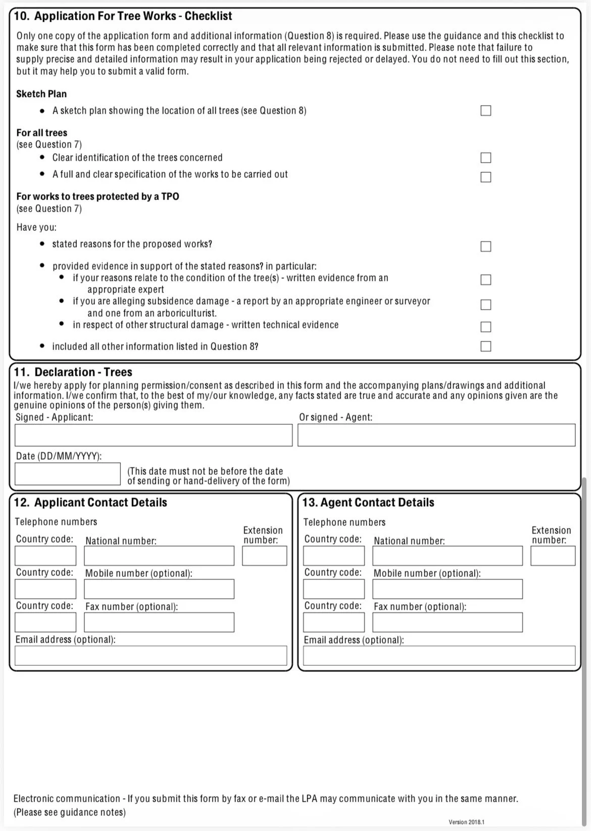 TPO Application, Lancaster