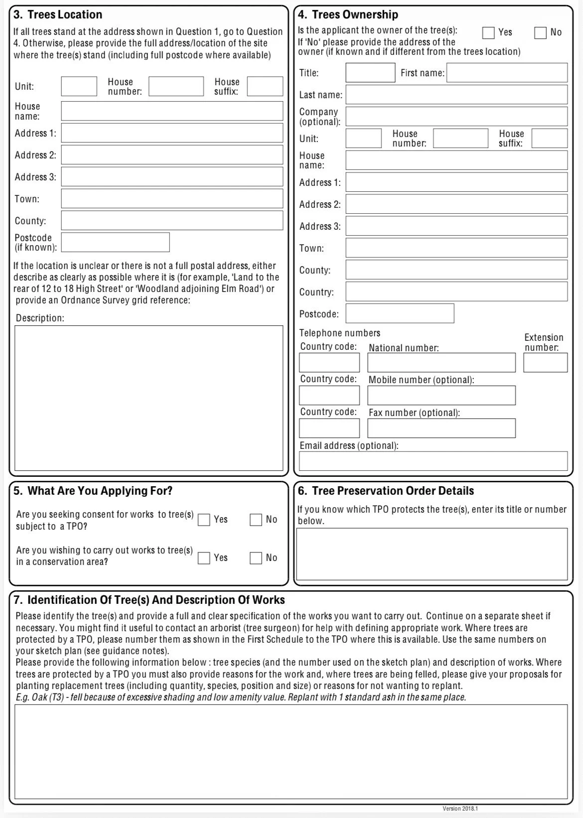 TPO Application