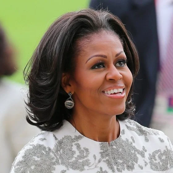Michelle Obama at the Hair Salon