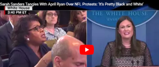April Ryan Pushes WH on NFL in Press Briefing, NBA Rule Says Players Must Stand