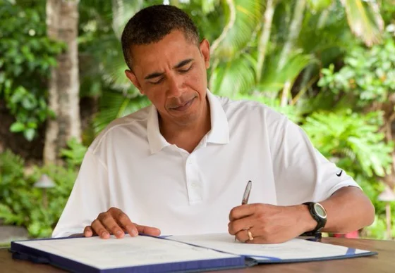 Obama Writes Letter to Americans