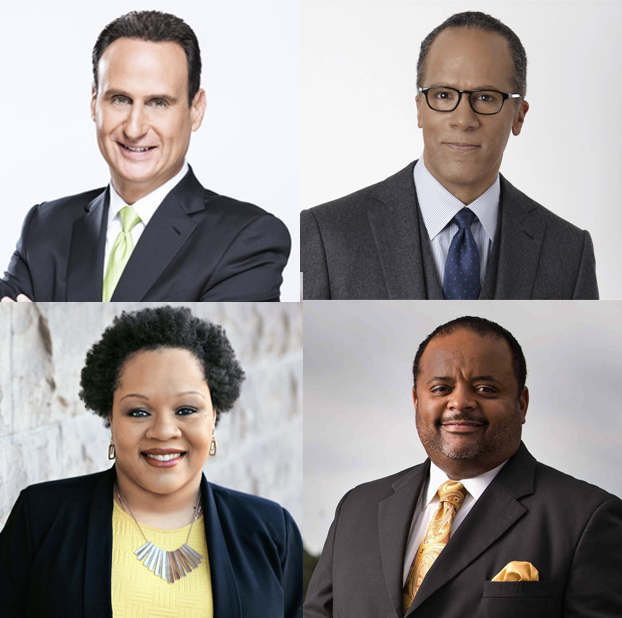 Trump Dines with José Díaz-Balart, Lester Holt, Roland Martin, Yamiche Alcindor, and Others Before SOTU