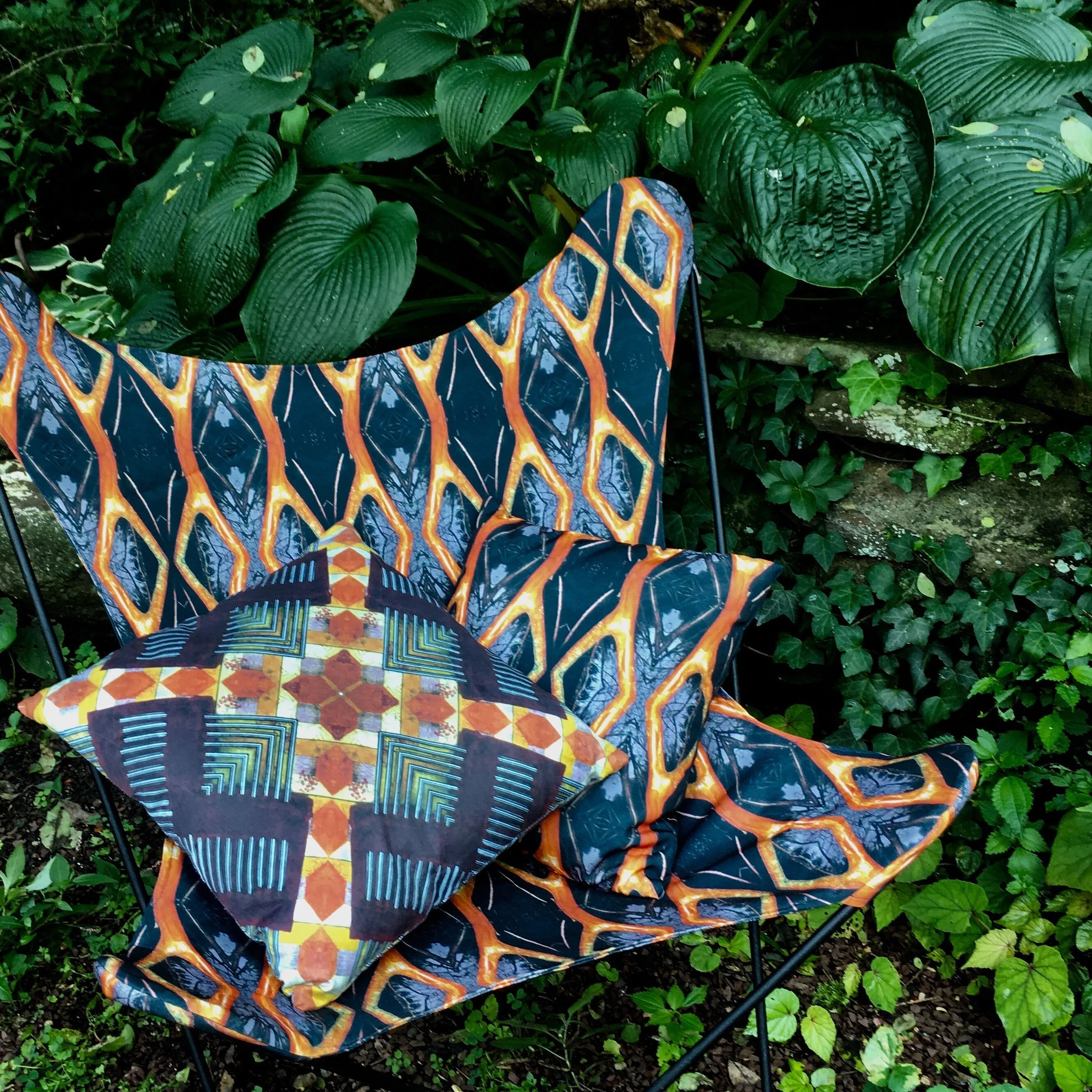 WinterPrint Custom-Made Pillows & Butterfly Chair Covers Custom-made in a variety of patterns, sizes & fabric selections