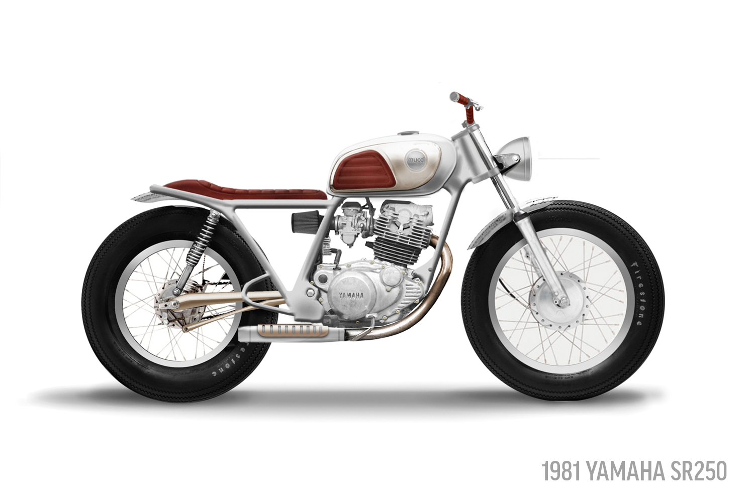 1981 Yamaha SR250 Sketch