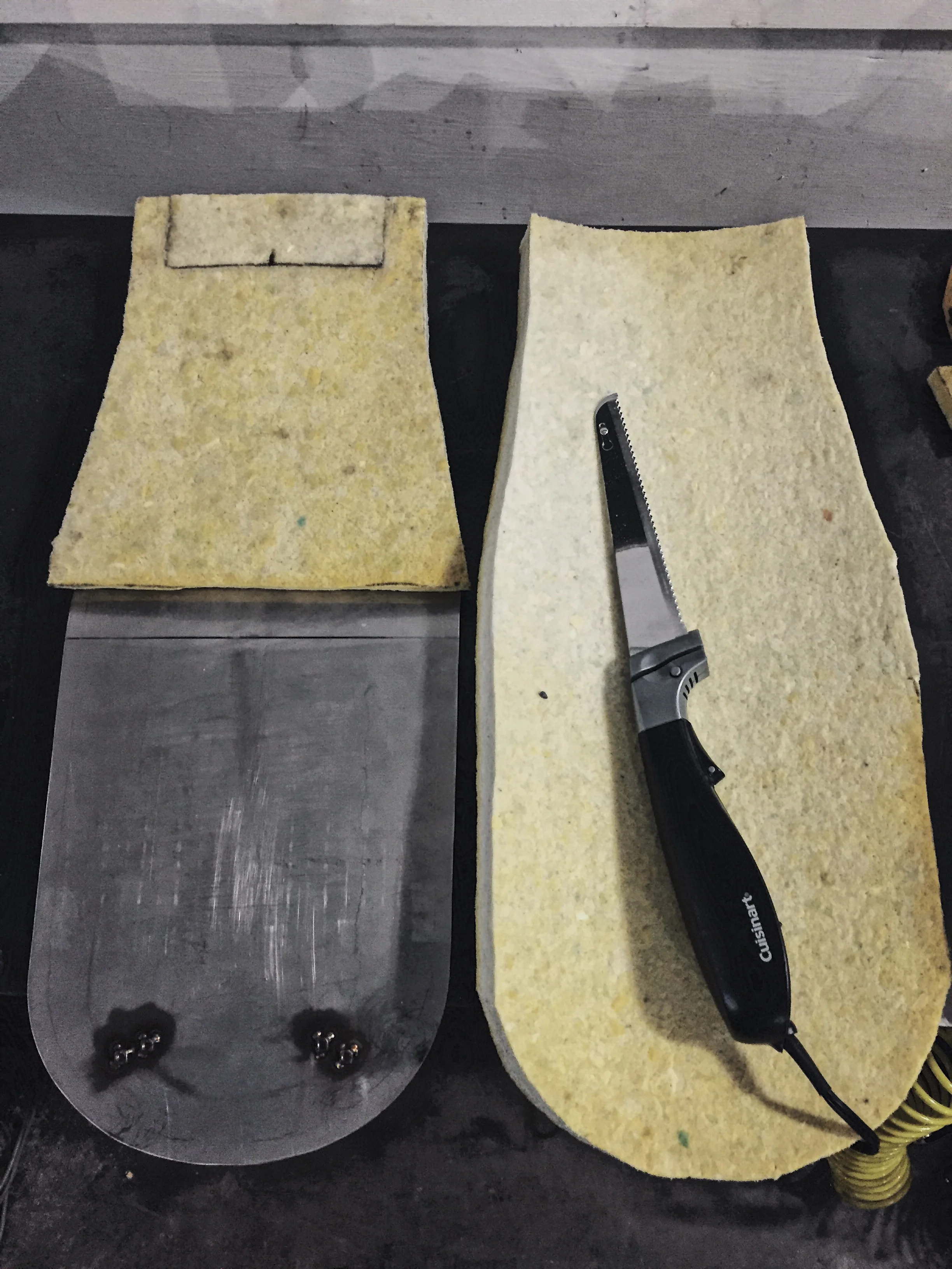 K100 Seat Foam Shaping — MotoMucci