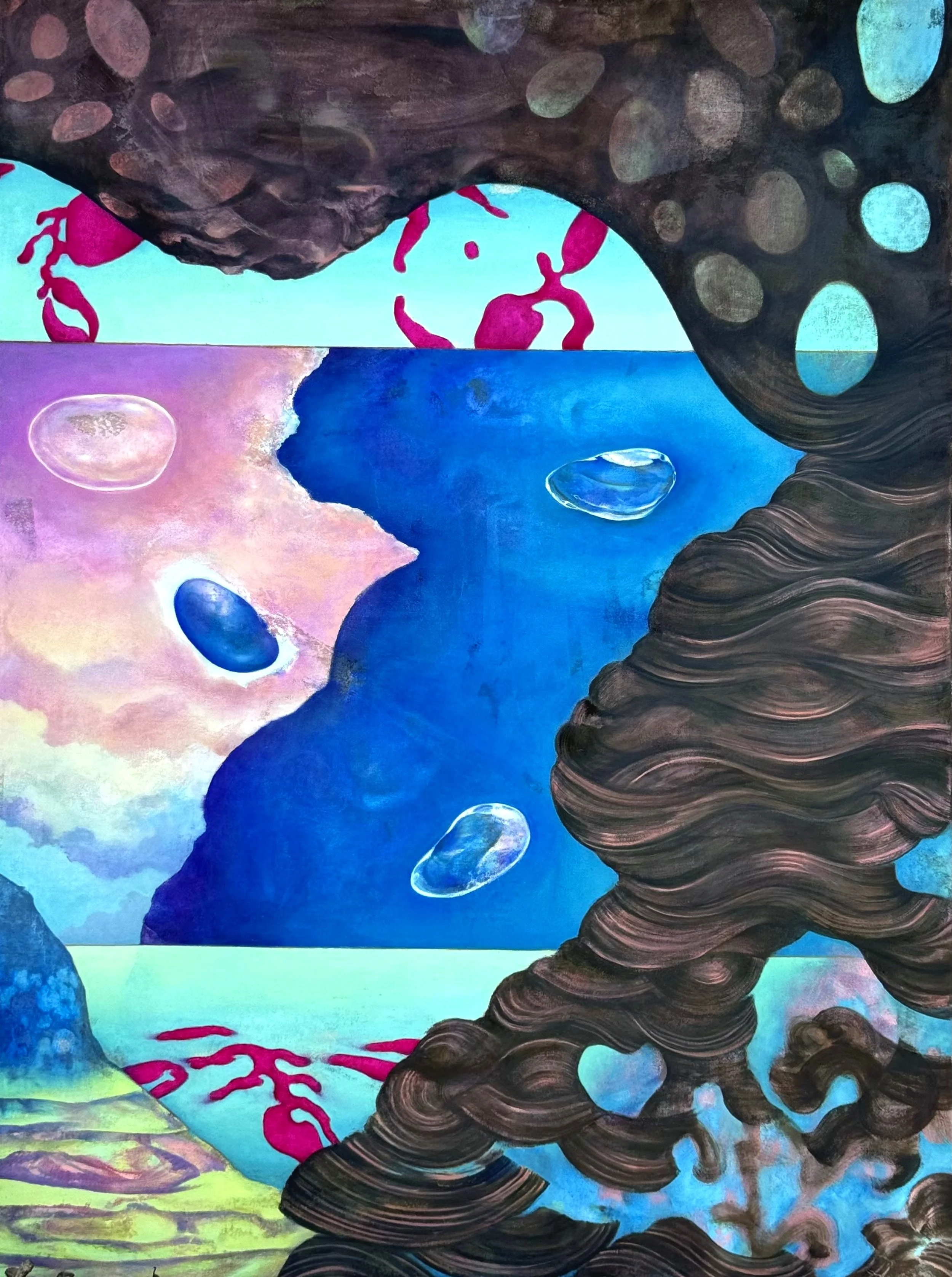 MEDUSAE 36 x 48 inches oil on linen 2024