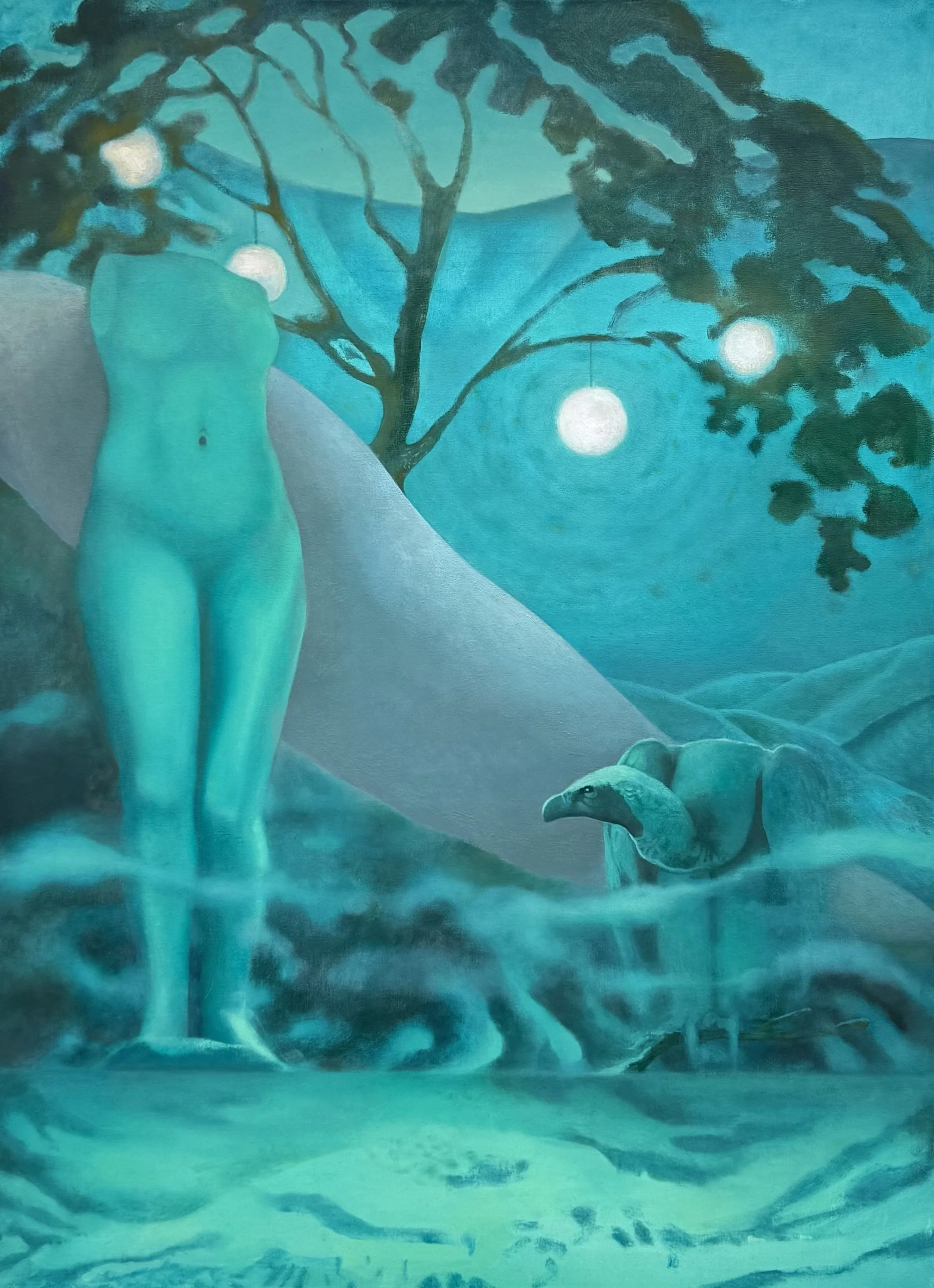  SAMSĀRA  44 × 32  oil on canvas   2026 