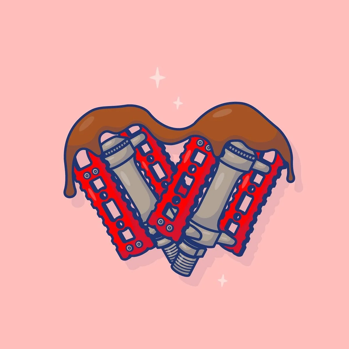 How sweet it is to ride bikes with you. ✨💕