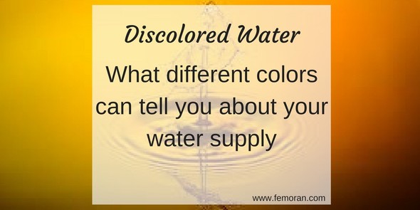 Discolored Water What Different Colors Can Tell You About Your
