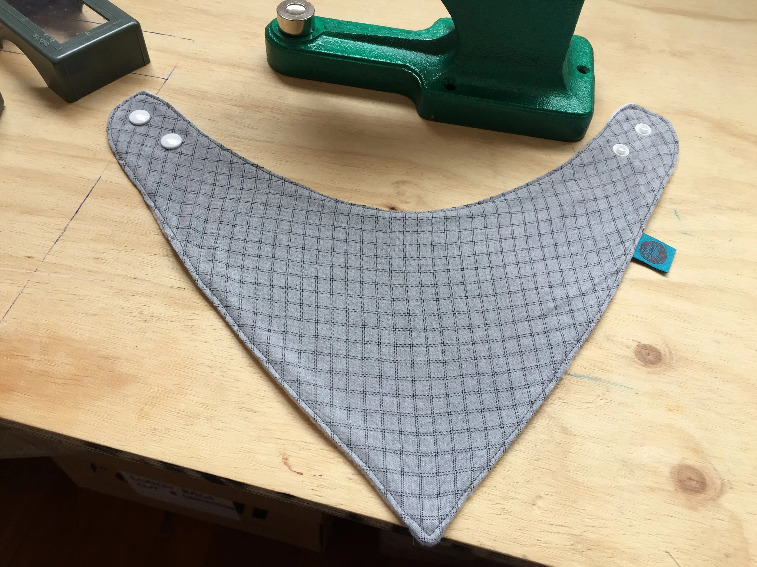 Bandana bibs and baby burp cloths