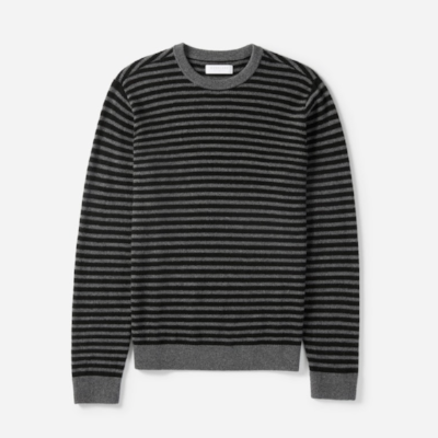 Everlane Cashmere Crew (black/charcoal)