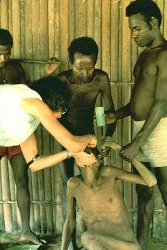 My Mom Treating an Ill Villager