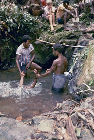 Baptizing a New Believer