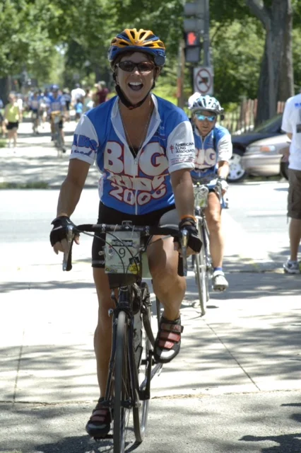 Immediately following her FBI retirement, Ellen rode her bike across America, from Seattle to Washington, D.C., in a fundraiser called The Big Ride for the American Lung Association in memory of her mother.