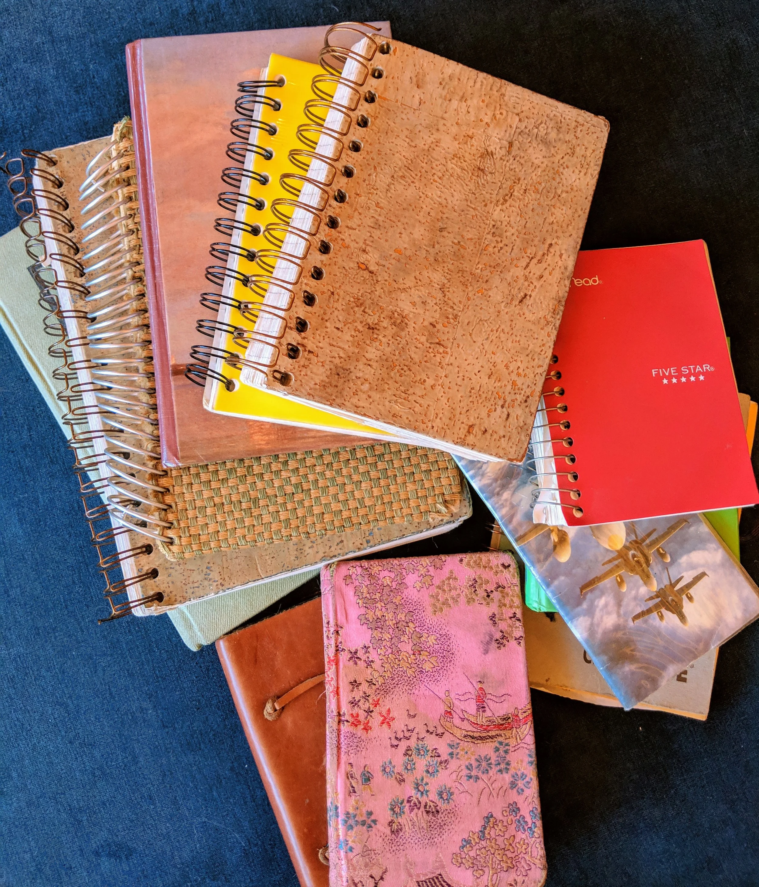 I have a clear preference for spiral-bound journals. Also, in case you were wondering, these journals are equal parts moany and hilarious.